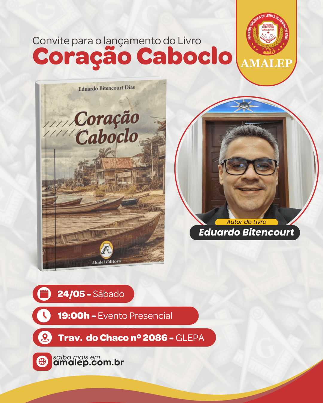 LANÇAMENTO DO LIVRO: CORAÇÃO CABOCLO