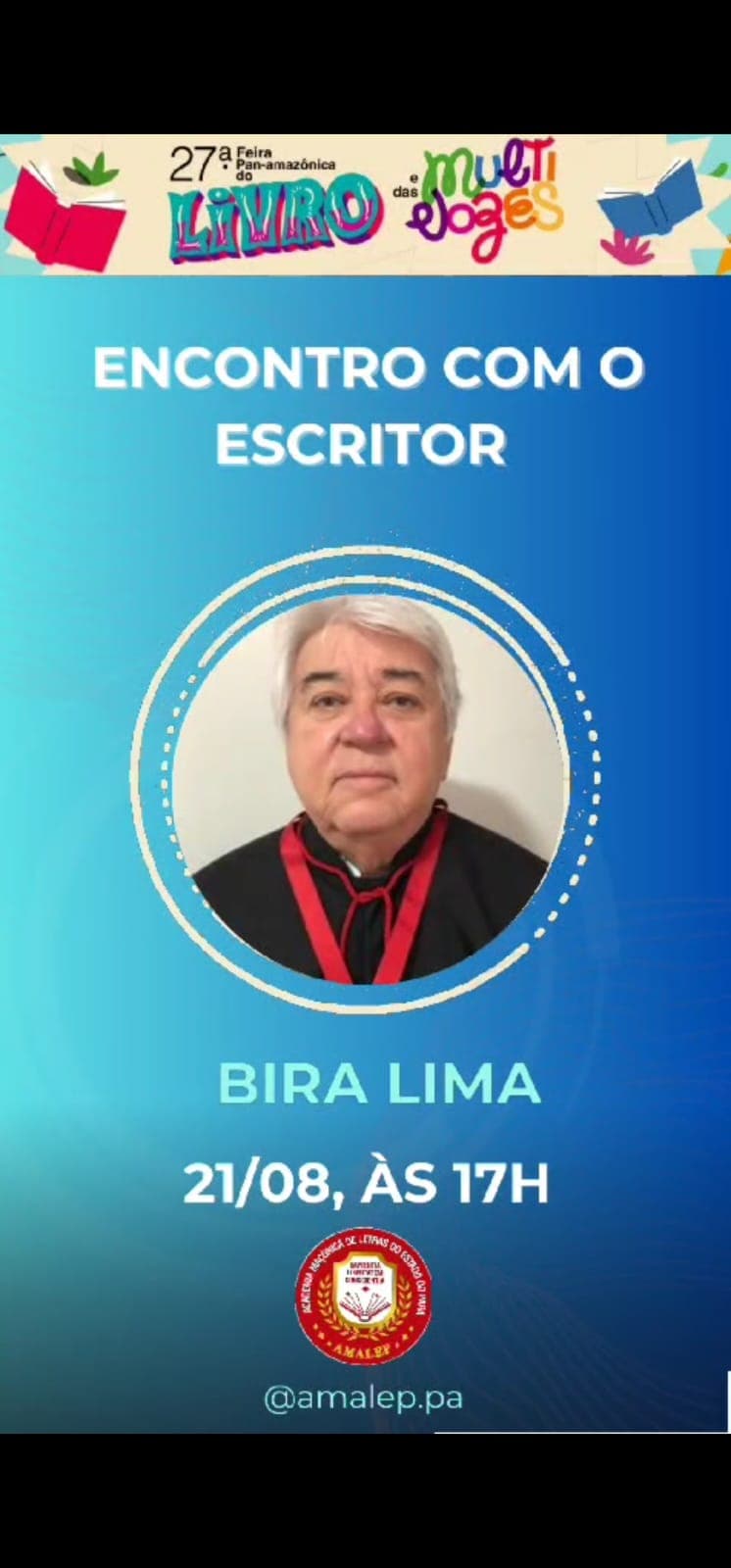 Encontro com o Escritor Ubirajara Lima