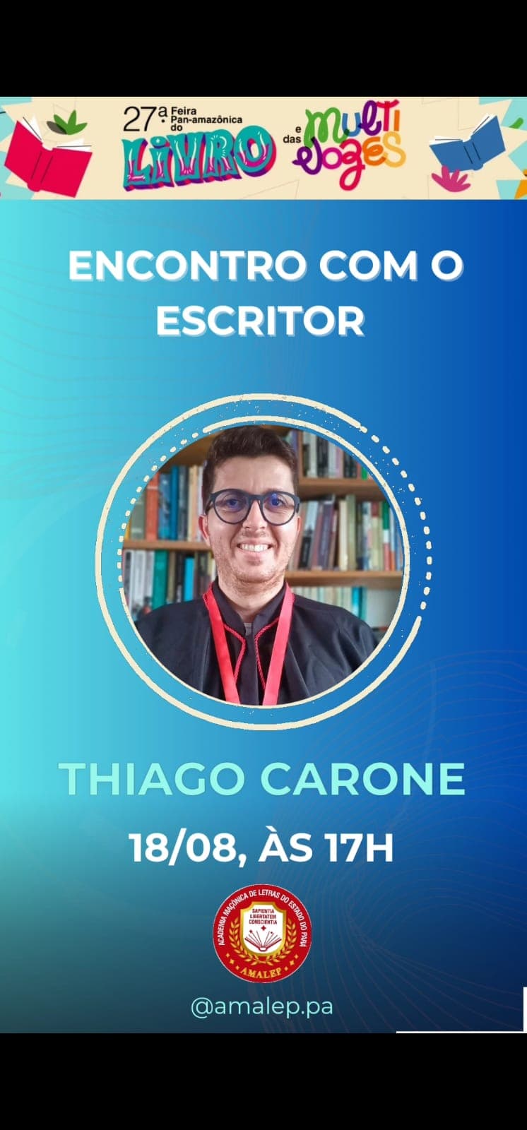 Encontro com o Escritor Thiago Carone