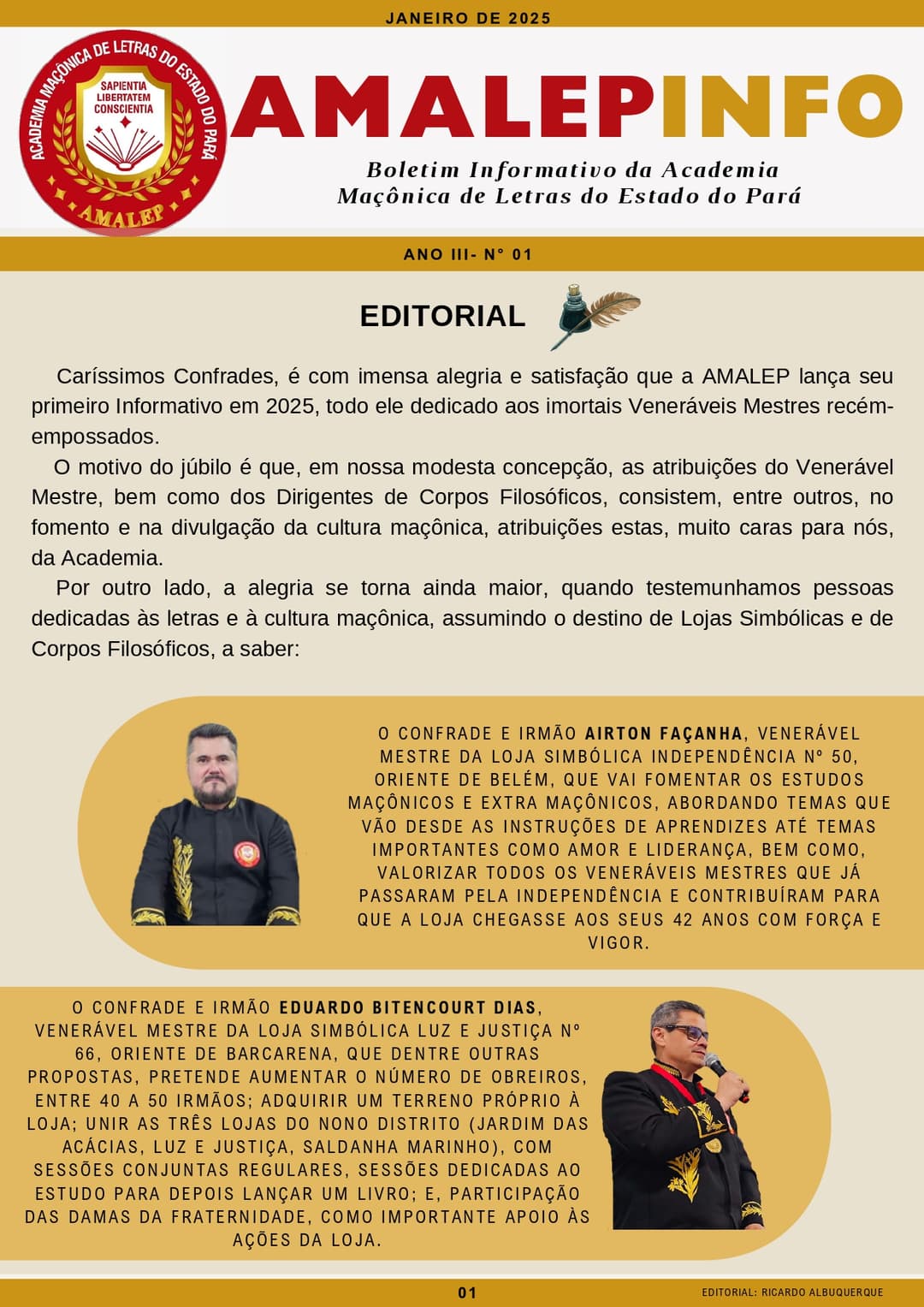 Homenagem ao Aniversariante e Acadêmico da AMALEP Elton Costa