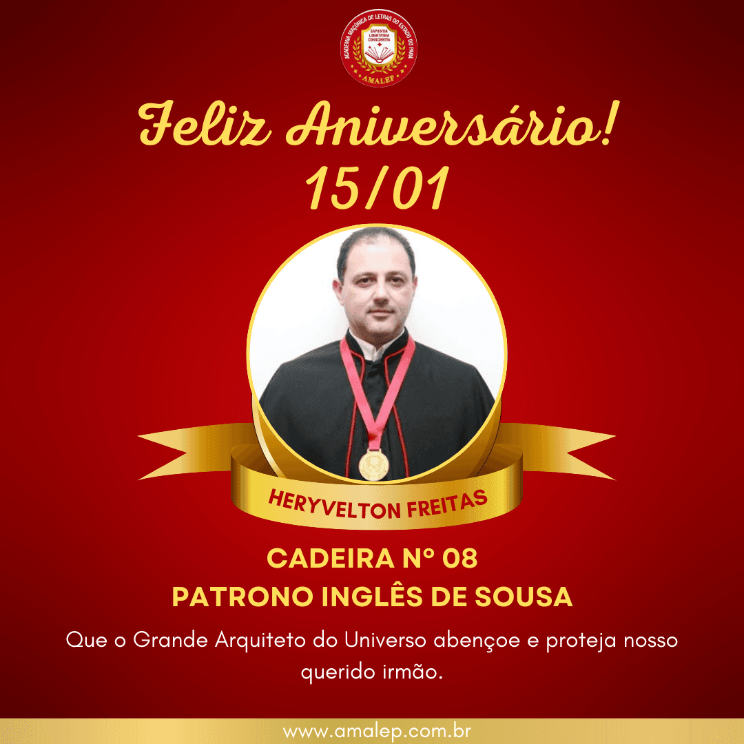 Homenagem ao Aniversariante e Acadêmico da AMALEP Heryvelton Freitas'