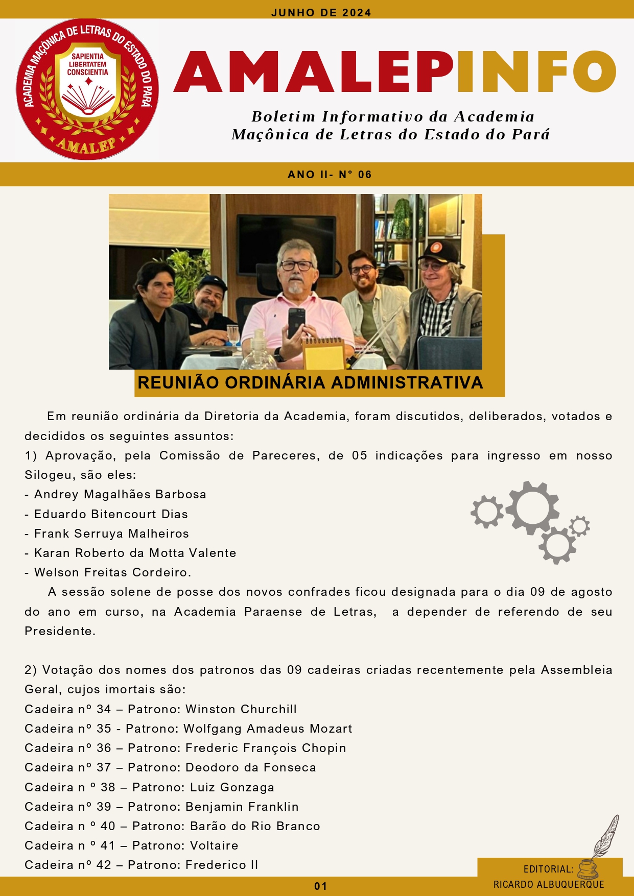 Notícia da AMALEP