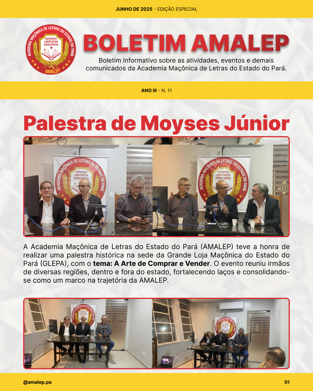 Notícia da AMALEP